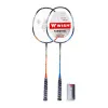 Набор для бадминтона WISH Fusiontec 799K, 2 ракетки+2 волана,стал.стерж,алюм.обод,со струн,син-оранж