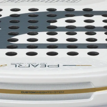 Ракетка для падела BULLPADEL Pearl 26, 493804, для профессионалов, карбон, бело-серый за 35&nbsp;929.50 ₽ купить в Красноярске