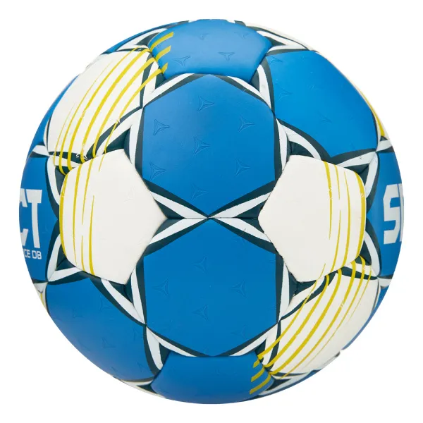 Мяч ганд. SELECT HB FORCE DB V25, 1622858205, Senior (р.3), EHF Appr,ПУ, гибр.сш., сине-белый за 8&nbsp;438.80 ₽ в Красноярске