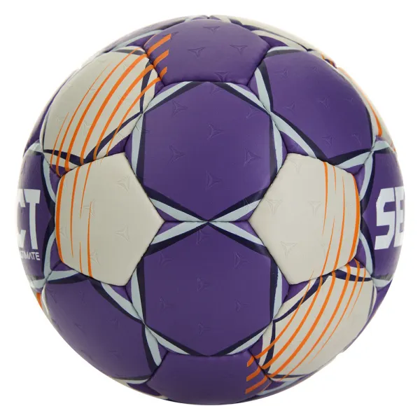 Мяч ганд. SELECT Ultimate Official EHF V24, 1612858999, Senior(р.3), EHF Appr, ПУ, руч.сш, фиол-сер за 15&nbsp;504 ₽ в Красноярске