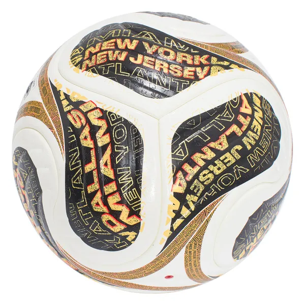 Мяч футб. ADIDAS WC26 Trionda Final PRO, JY8928, р.5, FIFA PRO, 4пан, ПУ, термосш, бел-черн-золотист за 22&nbsp;455.30 ₽ в Красноярске