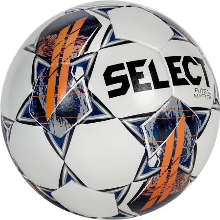 Мяч футзал. SELECT Futsal Master Grain V22, 1043460006, р.4, Basic, 32п, ПУ, руч.сш, бел-син-ор за 7&nbsp;206.30 ₽ купить в Красноярске