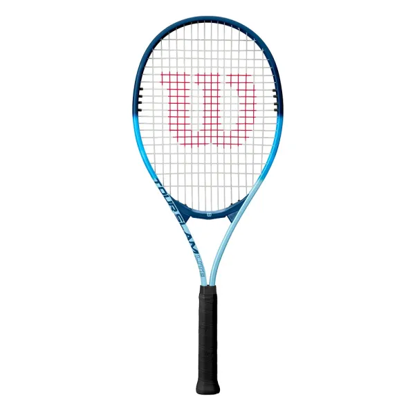 Ракетка б/т Wilson Tour Slam Lite Gr3, WR199010U3,для любит, алюминий, со струнами, сине-голубая за 6&nbsp;358 ₽ в Красноярске