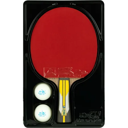 Ракетка для н/т DOUBLE FISH 6A+C, для подвин.,ITTF Appr.,накл. 2,1 мм, конич. ручка+ 2 мяча V40+мм за 3&nbsp;442.50 ₽ купить в Красноярске
