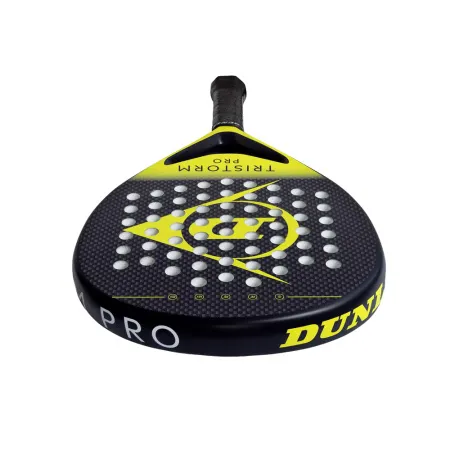 Ракетка для падела Dunlop Tristorm Pro, 10359946, для родв.игроков, стекловолокно, графит, черн-желт за 19&nbsp;643.50 ₽ купить в Красноярске