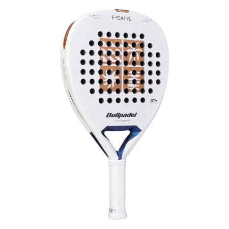 Ракетка для падела BULLPADEL Pearl 27, 497249, для проф-в, стекловолокно,карбон, бело-золотистый за 44&nbsp;319 ₽ купить в Красноярске