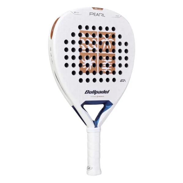Ракетка для падела BULLPADEL Pearl 27, 497249, для проф-в, стекловолокно,карбон, бело-золотистый за 44&nbsp;319 ₽ в Красноярске