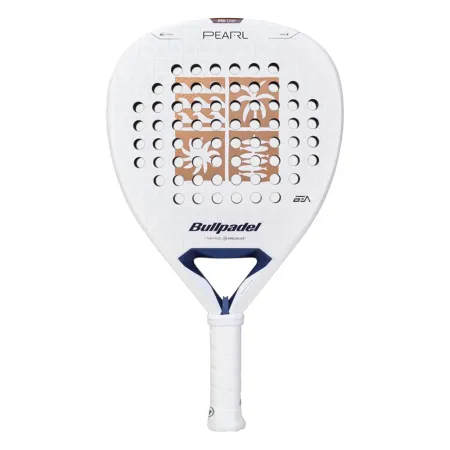 Ракетка для падела BULLPADEL Pearl 27, 497249, для проф-в, стекловолокно,карбон, бело-золотистый за 44&nbsp;319 ₽ купить в Красноярске