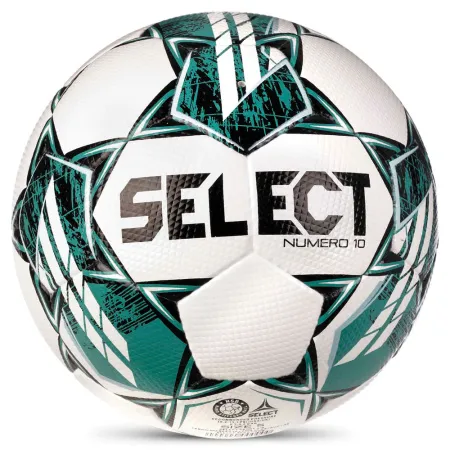 Мяч футб. SELECT NUMERO 10 V23, 0575060004, р.5, FIFA Basic, 32п, ПУ, руч. сш, бело-бирюзовый за 8&nbsp;051.20 ₽ купить в Красноярске