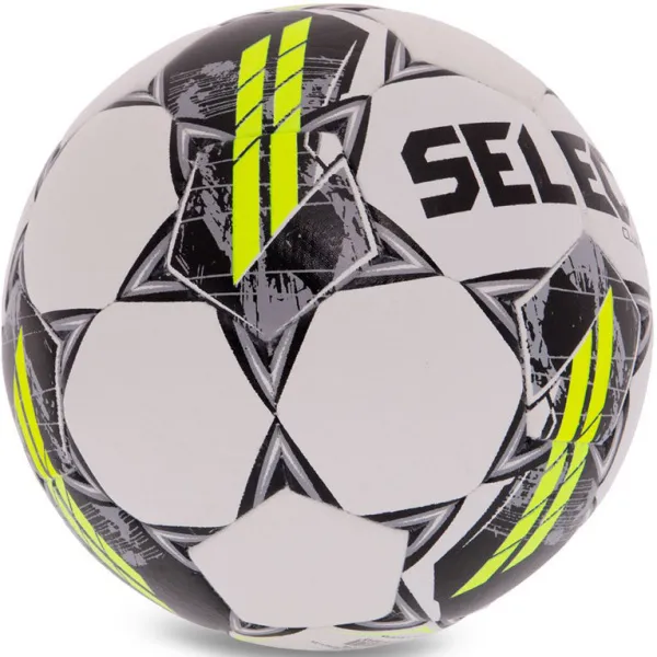 Мяч футб. SELECT Club DB V23, 0864160100, р.4, FIFA Basic, 32п, ТПУ, гибридн. сш, рез.кам, бел-чер