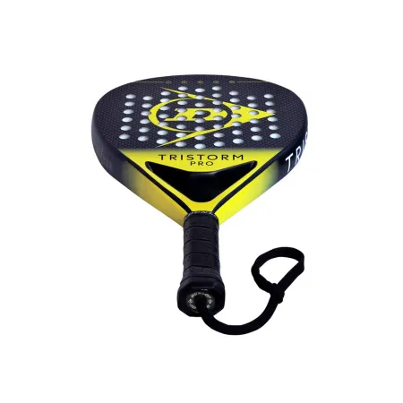 Ракетка для падела Dunlop Tristorm Pro, 10359946, для родв.игроков, стекловолокно, графит, черн-желт за 19&nbsp;643.50 ₽ купить в Красноярске