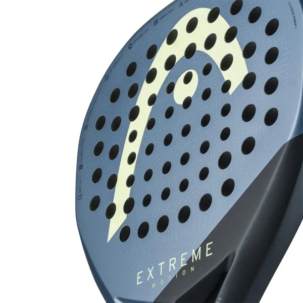Ракетка для падела HEAD Extreme Motion, 223135, для профессионалов, углеродное волокно, темно-синий за 26&nbsp;894 ₽ в Красноярске