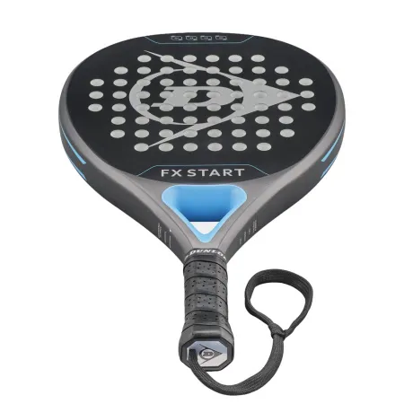 Ракетка для падела Dunlop FX Start, 10370737, для начинающих, гибрид, графит, черно-синий за 13&nbsp;175 ₽ купить в Красноярске