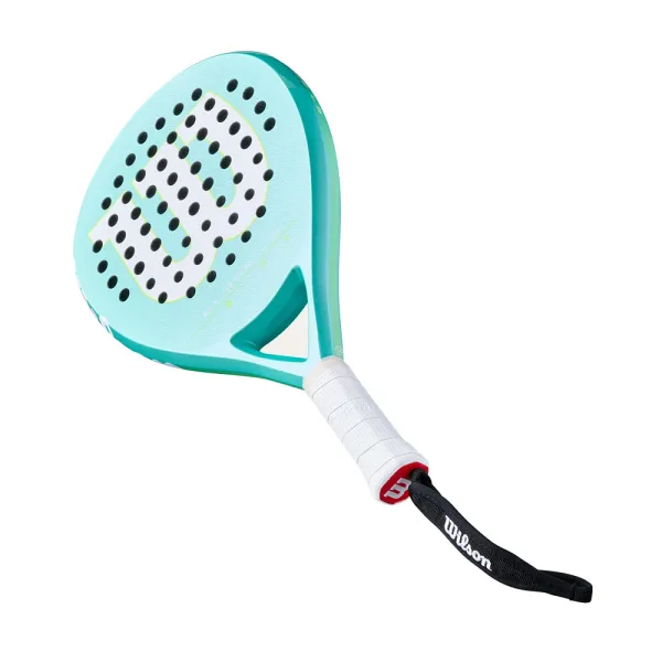 Ракетка для падела WILSON Blade LS V4, WR203711U2,для игроков средн.уровня, стекловолокно, бирюзовый за 30&nbsp;258.30 ₽ в Красноярске