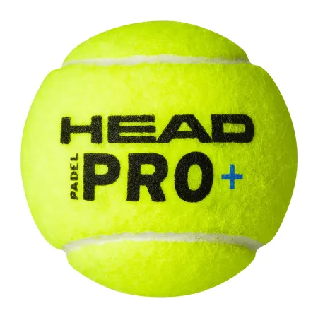 Мяч для падела HEAD Padel Pro+, 540203, уп.3 шт, FIP Approved, войлок,нат.резина,желтый за 933.30 ₽ купить в Красноярске