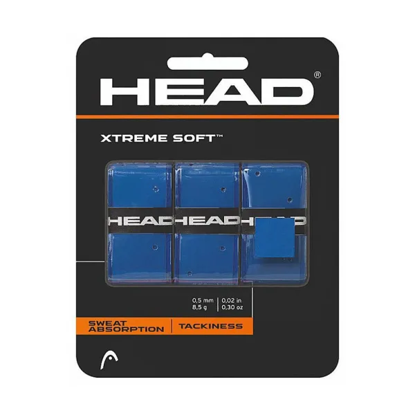 Овергрип Head Xtreme Soft, 285104-BL, 0.5 мм, 3 шт, синий