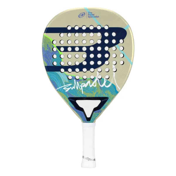 Ракетка для падела BULLPADEL Ionic Light 26, 494413, для игроков ср.уровня, карбон, бежево-бирюзовый за 24&nbsp;347.40 ₽ в Красноярске