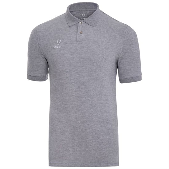 Поло пике Jogel ESSENTIAL Cotton Polo, серый меланж 91