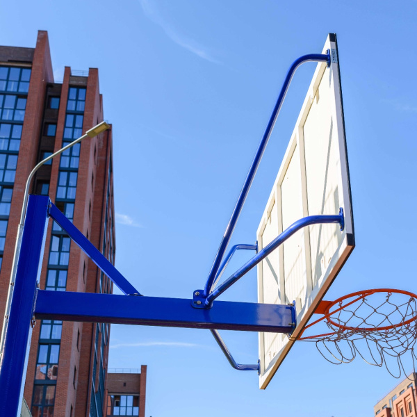 Щит баскетбольный игровой (фанера 15 мм, металлокаркас) 1050х1800 мм ZAVODSPORTA за 28&nbsp;000 ₽ в #REGION_NAME_DECLINE_PP#