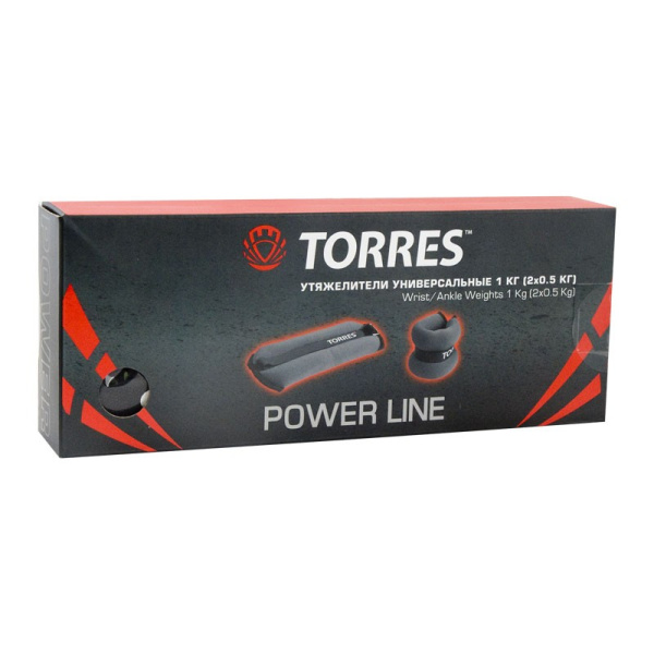 Утяжелители универсальные TORRES 1 кг PL110181 за 890 ₽ в #REGION_NAME_DECLINE_PP#