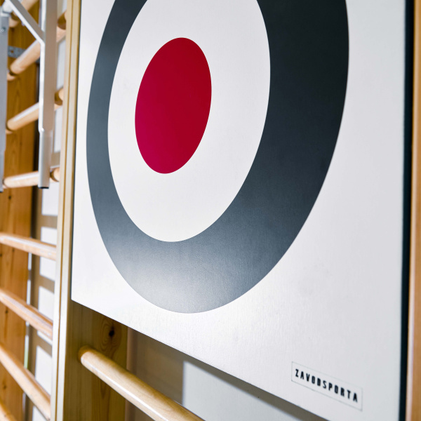 Щит для метания навесной на шведскую стенку (фанера) 700х700 ZAVODSPORTA за 8&nbsp;960 ₽ в #REGION_NAME_DECLINE_PP#